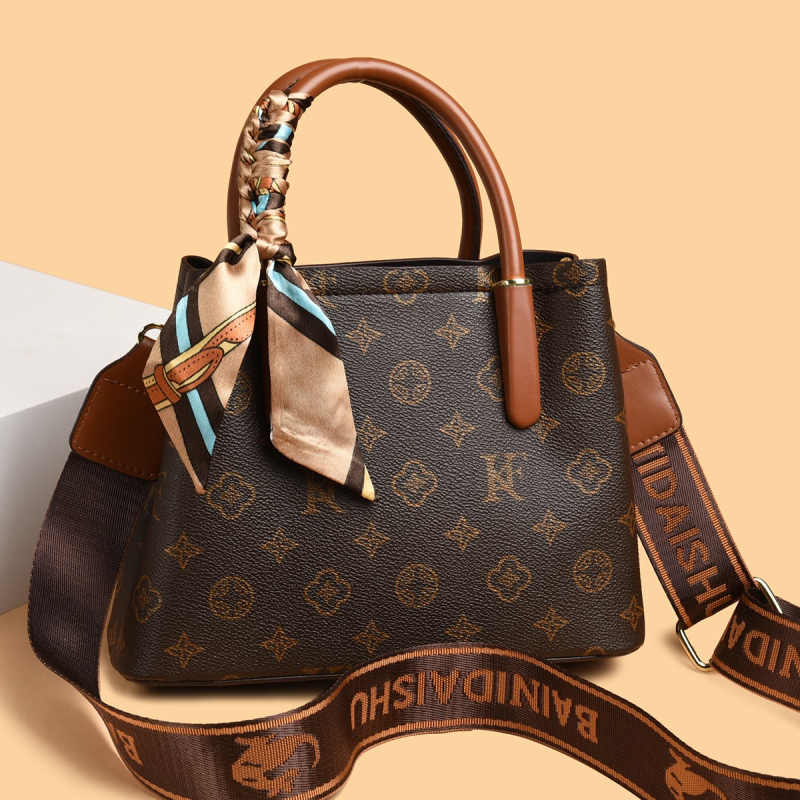 PU kožna crossbody torbica za žene, mini kvadratnog oblika, srednje veličine, dizajn inspiriran košarom, pretinac za telefon, zatvarač