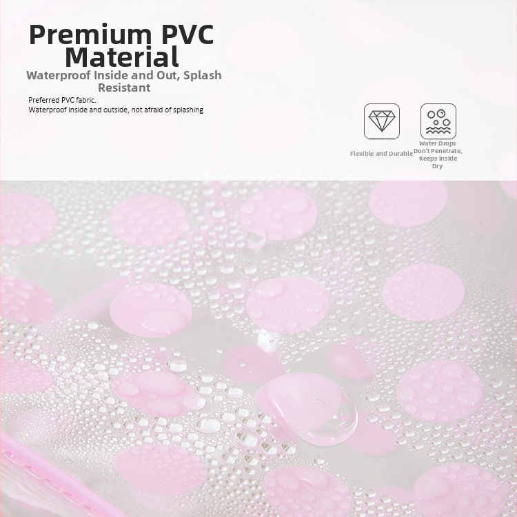 PVC kozmetická taška s veľkou kapacitou, prenosná cestovná taška
