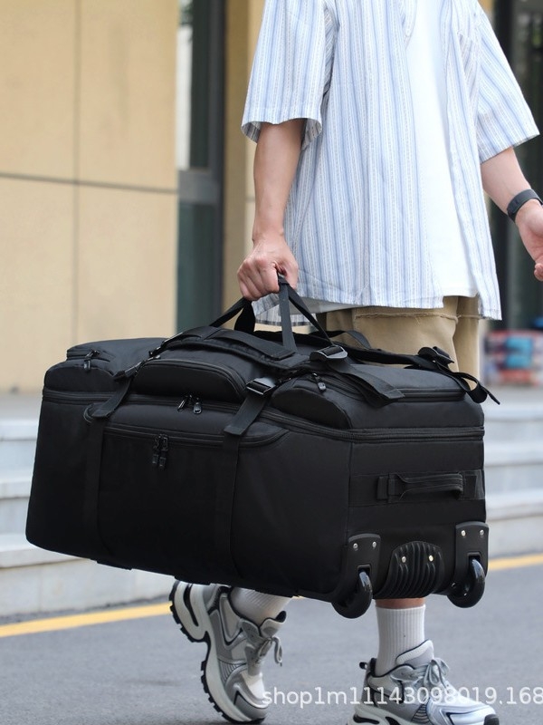 Unisex kofer na kotačićima velike kapacitete, može se nositi i kao ruksak, idealan za poslovna putovanja