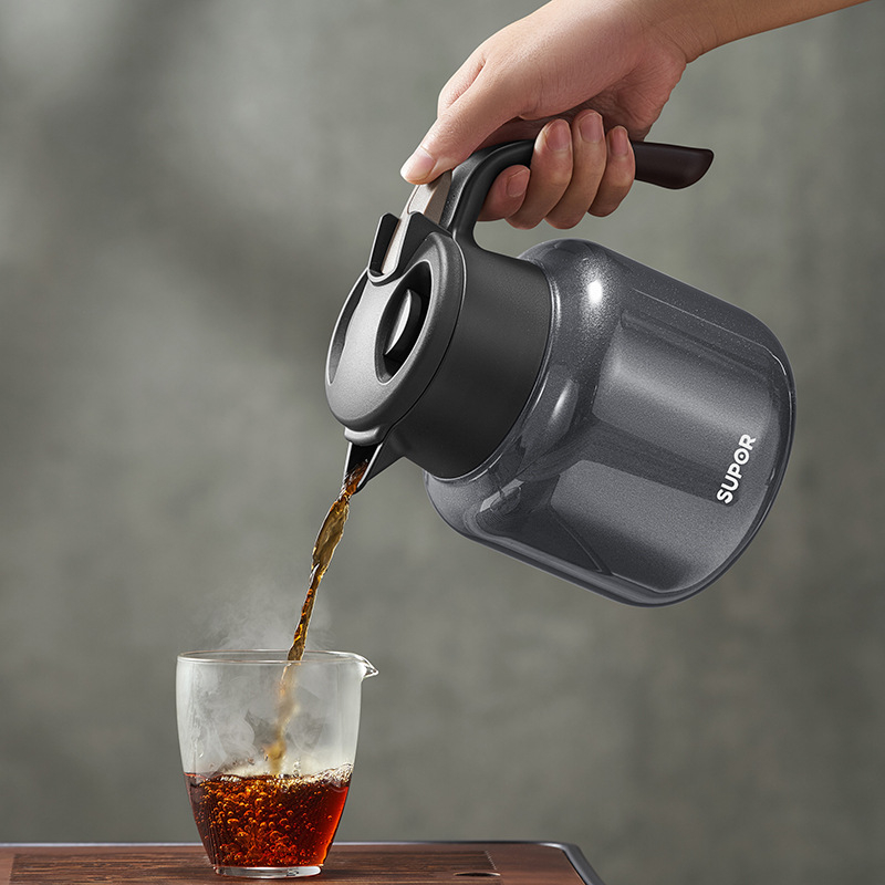Ceainic Supor pentru infuzare ceai cu separare ceai-apă, din oțel inoxidabil 316L, ceainic izolat pentru uz casnic