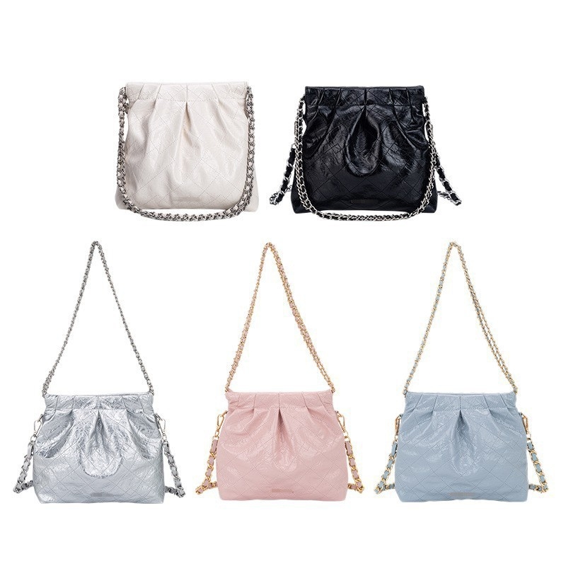 Ženska torba s podlaktice detaljem s lancem, kompaktna tote torba, preko ramena ili crossbody
