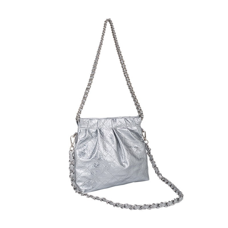 Ženska torba s podlaktice detaljem s lancem, kompaktna tote torba, preko ramena ili crossbody