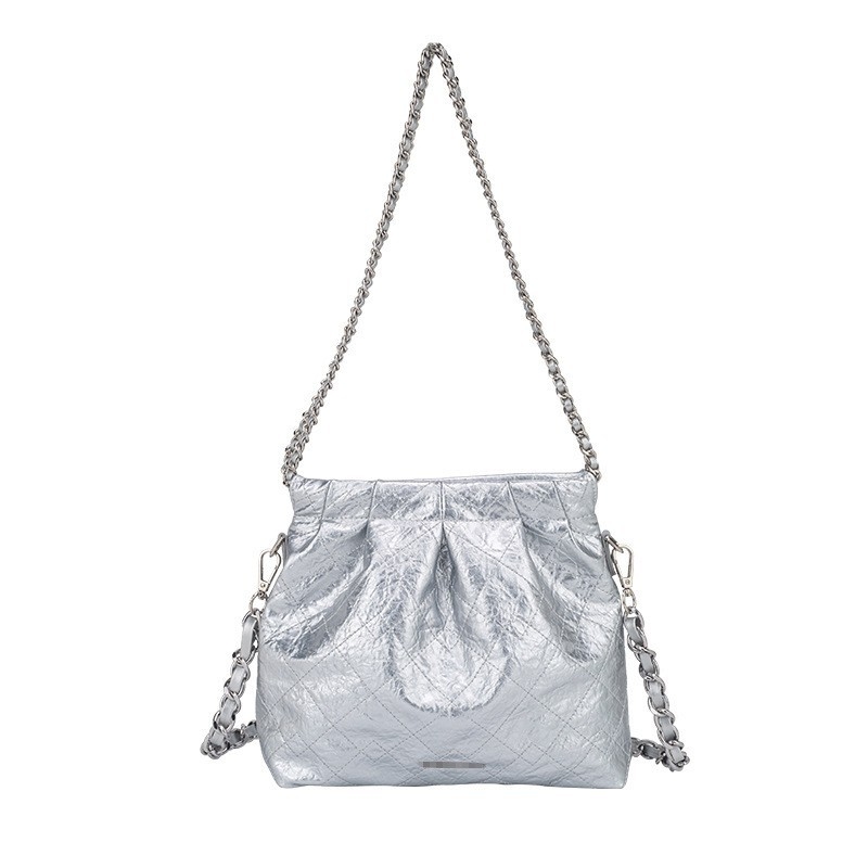 Ženska torba s podlaktice detaljem s lancem, kompaktna tote torba, preko ramena ili crossbody