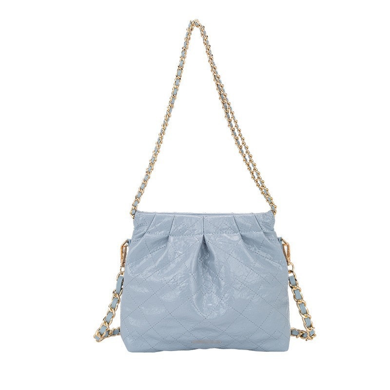Ženska torba s podlaktice detaljem s lancem, kompaktna tote torba, preko ramena ili crossbody
