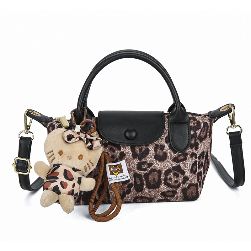2025 nova lagana luksuzna torbica od velura s drakom ugradom i leopard uzorkom, nošenje u ruci/na ramenu/crossbody, kontrast boja