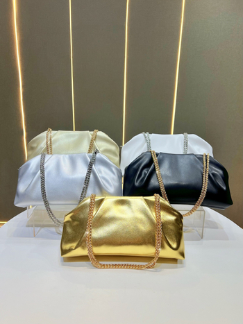 Geantă de damă cu lanț, clutch versatil, purtare peste umăr sau crossbody, geantă de seară