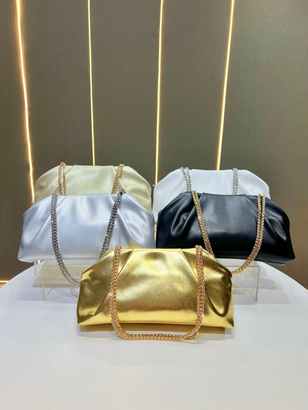 Geantă de damă cu lanț, clutch versatil, purtare peste umăr sau crossbody, geantă de seară