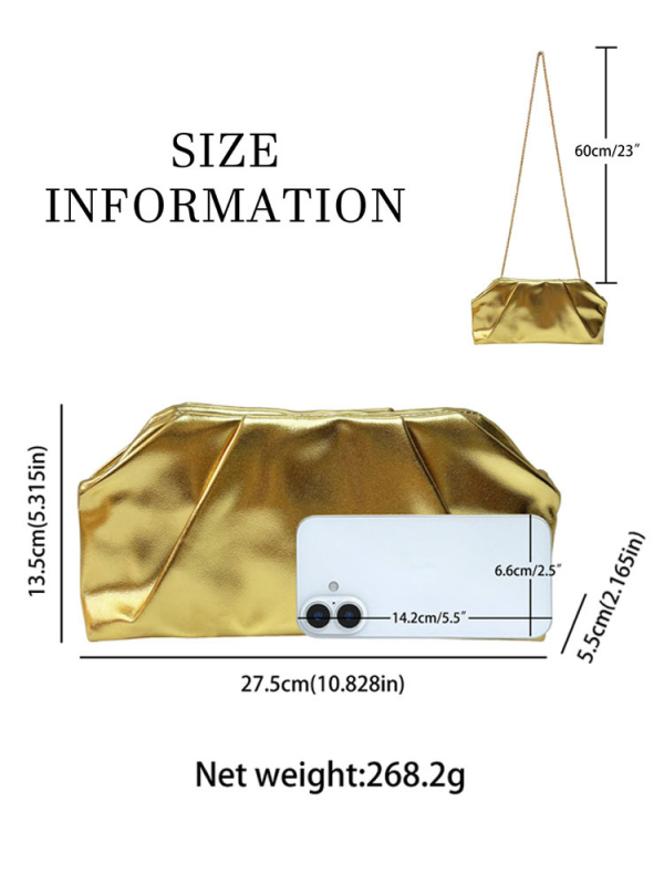 Geantă de damă cu lanț, clutch versatil, purtare peste umăr sau crossbody, geantă de seară