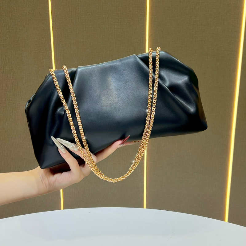 Geantă de damă cu lanț, clutch versatil, purtare peste umăr sau crossbody, geantă de seară