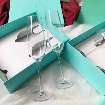 Set de pahare din sticlă pentru șampanie și vin - pahare pentru șampanie, pahar pentru vin roșu, pahar pentru vin de desert și pahar de cocktail, capacitate 201-300 ml