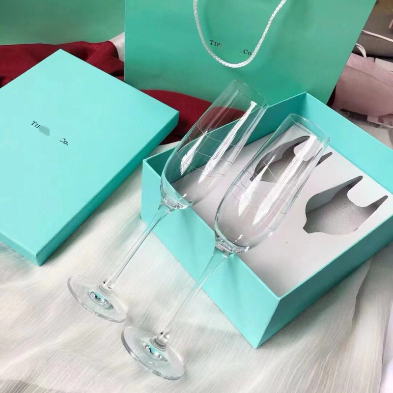 Set de pahare din sticlă pentru șampanie și vin - pahare pentru șampanie, pahar pentru vin roșu, pahar pentru vin de desert și pahar de cocktail, capacitate 201-300 ml