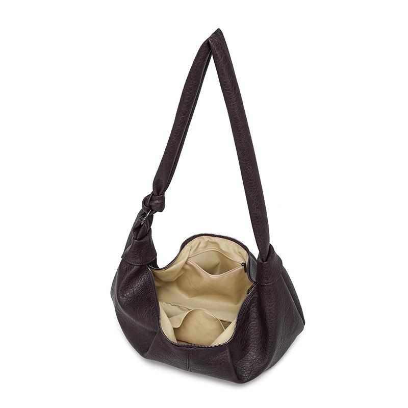 Dumpling torba 2025 – mala PU torba za pod pazuhom, crossbody, retro minimalistički stil za svakodnevnu upotrebu