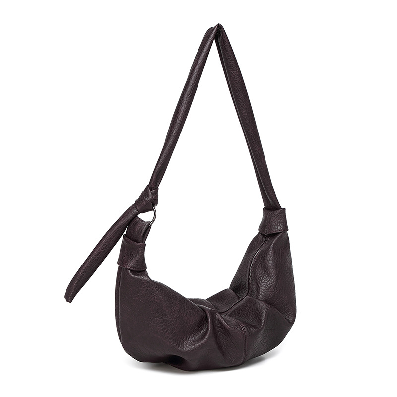 Dumpling torba 2025 – mala PU torba za pod pazuhom, crossbody, retro minimalistički stil za svakodnevnu upotrebu