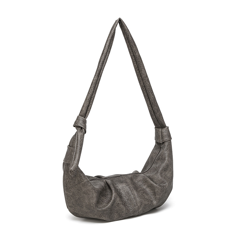 Dumpling torba 2025 – mala PU torba za pod pazuhom, crossbody, retro minimalistički stil za svakodnevnu upotrebu