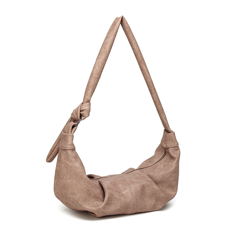 Dumpling torba 2025 – mala PU torba za pod pazuhom, crossbody, retro minimalistički stil za svakodnevnu upotrebu