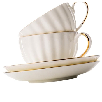 Set de cești și farfurioare pentru cafea, în stil european, porțelan de oase, design nordic minimalist, cești de cafea în stil englezesc pentru uz casnic
