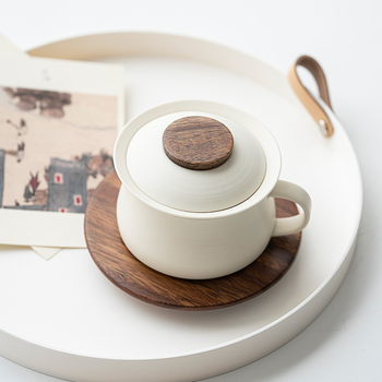 Set de cești de cafea din ceramică, lux ușor, stil vintage european, cești mici, elegante, de înaltă calitate