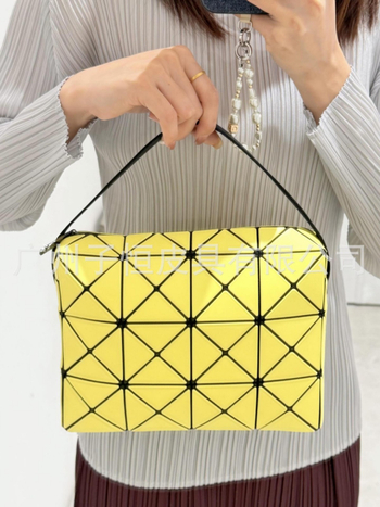 Ženska torba s romboidnim geometrijskim motivom Cupid, PVC, mala, za nošenje u ruci, na rame ili crossbody