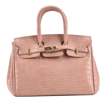 Ženska torba s uzorkom krokodila, novi model 2025, Kelly stil, crossbody, velika veličina, platina hardver