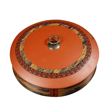 Recipient de ceai din ceramică cu nisip violet pentru prăjitură de ceai Pu'er, stivuibil, 357 g, stil retro luxos