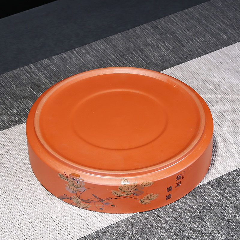 Recipient de ceai din ceramică cu nisip violet pentru prăjitură de ceai Pu'er, stivuibil, 357 g, stil retro luxos