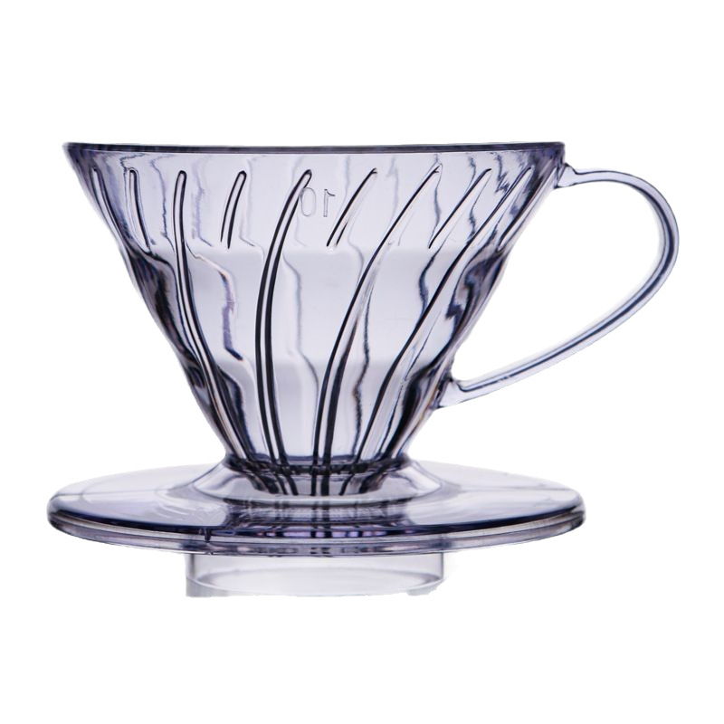 Ceașcă de cafea portabilă din plastic AS, cu filtru de cafea, cu control precis al debitului