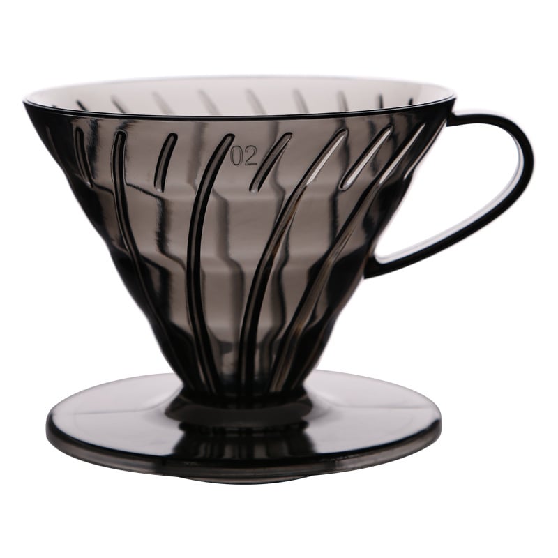 Ceașcă de cafea portabilă din plastic AS, cu filtru de cafea, cu control precis al debitului