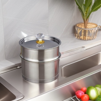 New Longda oală de lapte din oțel inoxidabil 304, netencuită, fund triplu, compatibilă cu plita, design modern minimalist, oală mică pentru hrana bebelușilor și tăiței