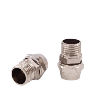 Conector rapid pentru furtun de aer, placat cu cupru-nichel, piuliță de blocare pneumatică, filet extern Imperial, PC8-02