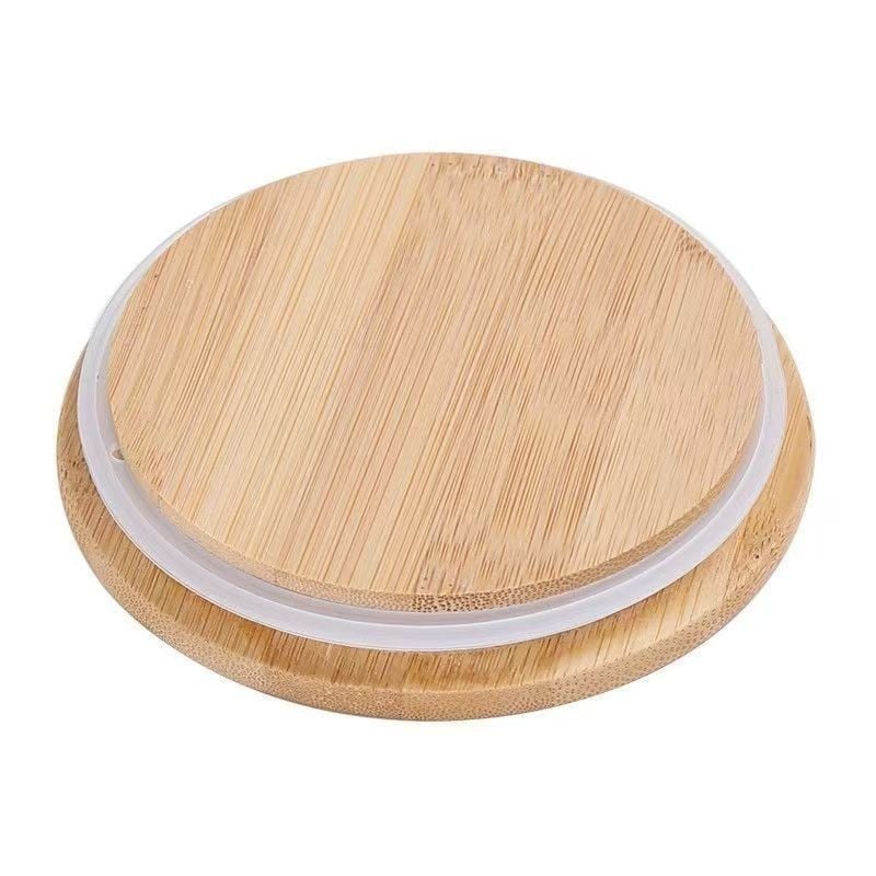 Set de capace pentru sticlă de apă rece: capac din bambus, capac din oțel inoxidabil, capac din sticlă borosilikat pentru sticlă, capac filtrant pentru oală, capac pentru ceainic