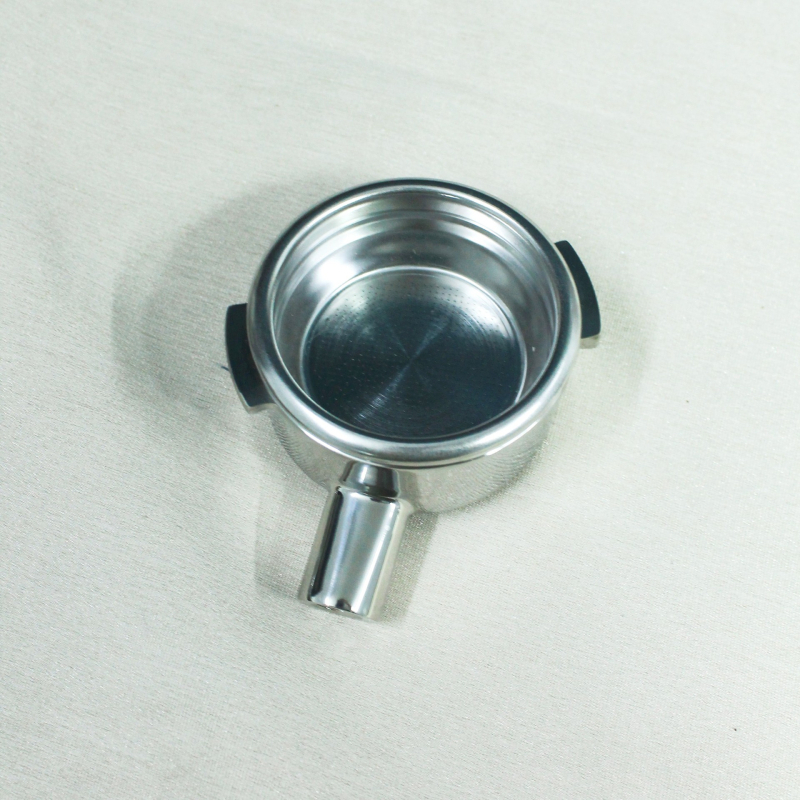 Novare mâner portafiltru fără fund pentru espresso, 58 mm, oțel inoxidabil, reglabil