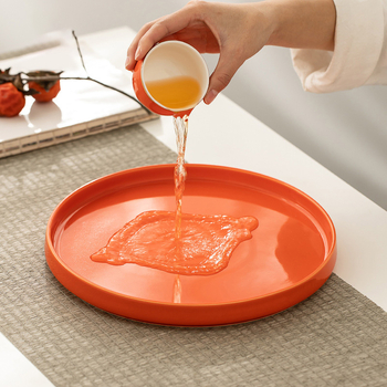 Set de ceai ceramic Weiran cu ceainic, recipient pentru ceai și tavă de ceai ceramică — cutie cadou, motiv fructe, cadou de înaltă calitate pentru 6 persoane