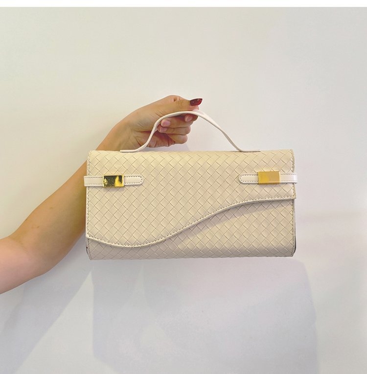 Mini Kelly torbica, dugačak klutch s crossbody naramenicom, PU koža