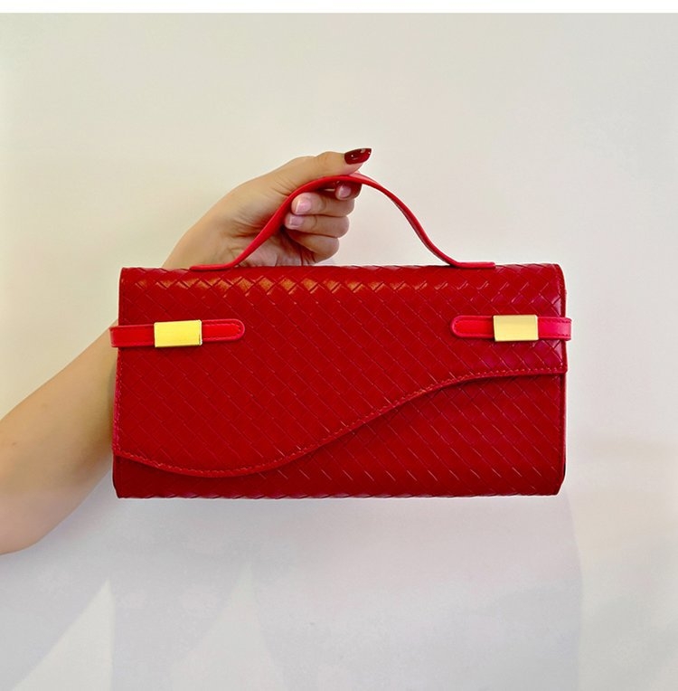 Mini Kelly torbica, dugačak klutch s crossbody naramenicom, PU koža