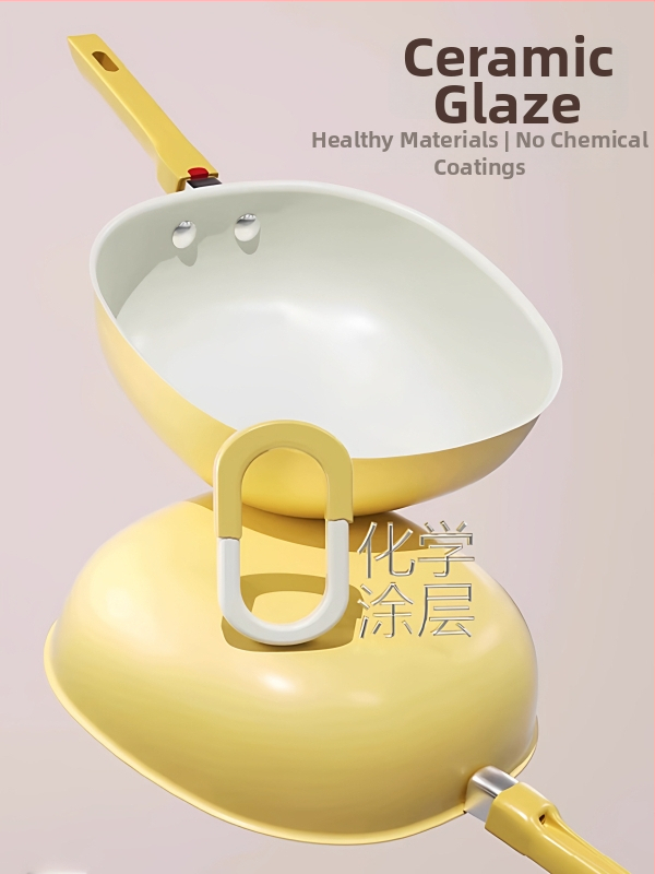 Tigaie ceramică antiaderentă cu bază plată