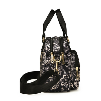 Svestrana ženska torba za rame, crossbody, s otiskom, od najlona, vodootporna