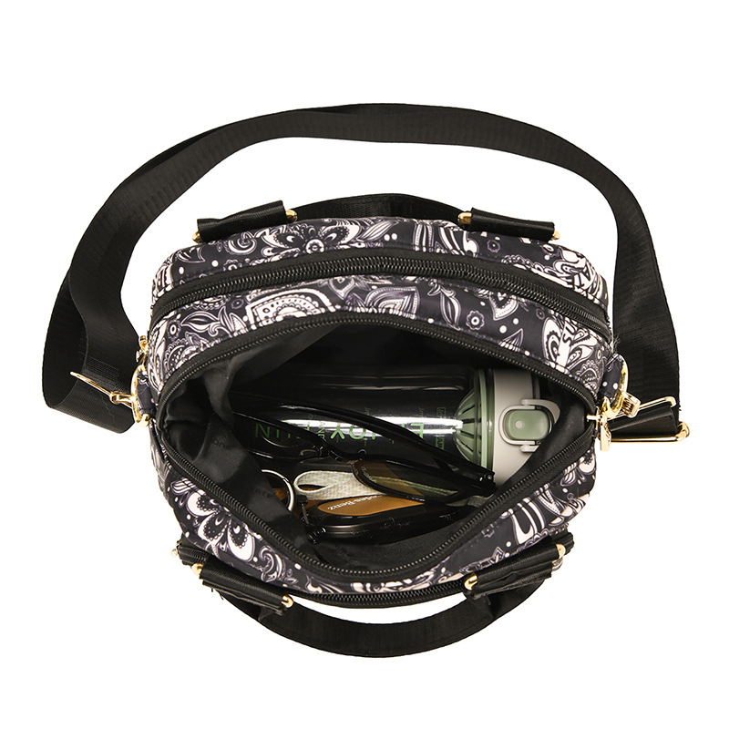 Svestrana ženska torba za rame, crossbody, s otiskom, od najlona, vodootporna