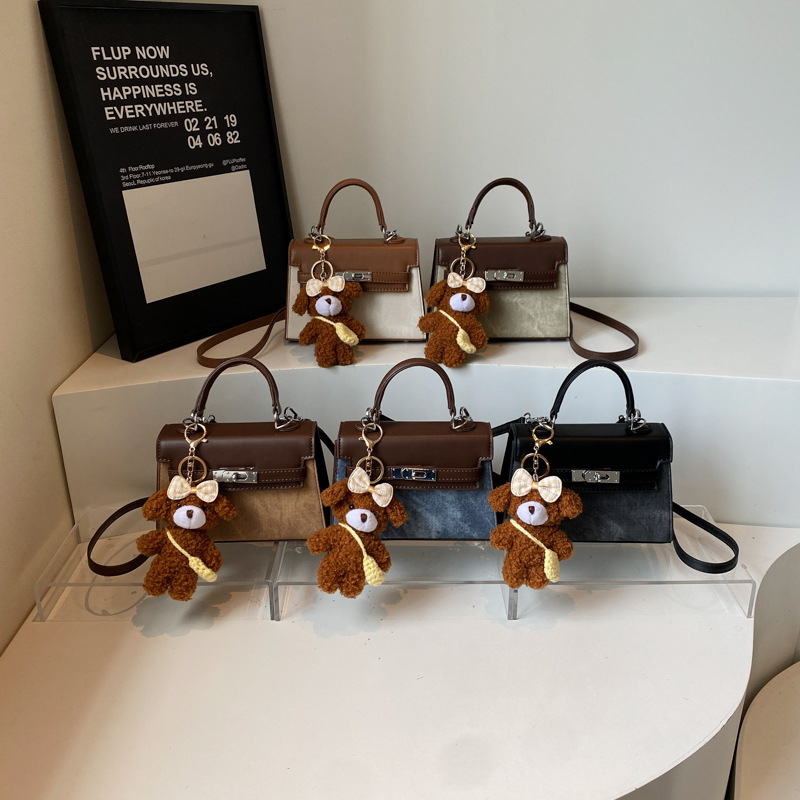 Ženska torbica preko ramena, ljeto 2025, retro nišni dizajn, platinska Kelly torba crossbody