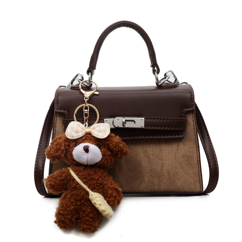 Ženska torbica preko ramena, ljeto 2025, retro nišni dizajn, platinska Kelly torba crossbody