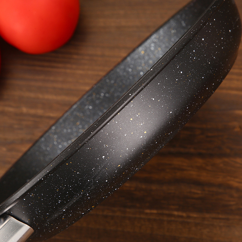 Tigaie din piatră Maifan, antiaderentă, din fier, fără fum, pentru ouă și friptură, compatibilă cu plita cu inducție
