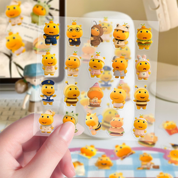 260 de autocolante cu capibara Lulu pentru sticle de apă – autocolante DIY drăguțe