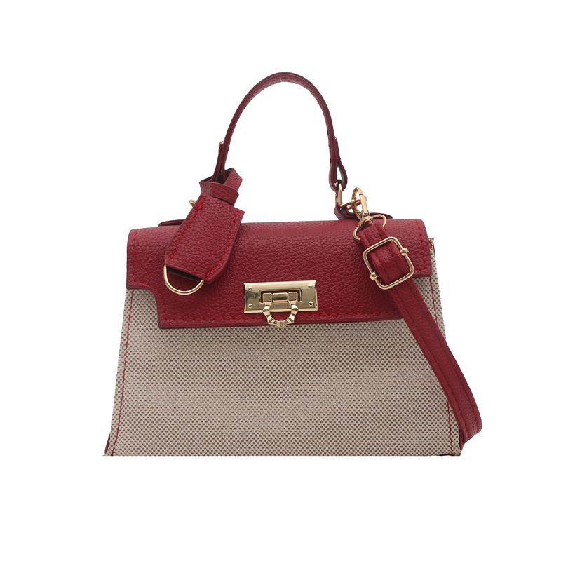 Ženska Kelly torbica – crossbody, dizajn color-block, gradski stil, srednja veličina