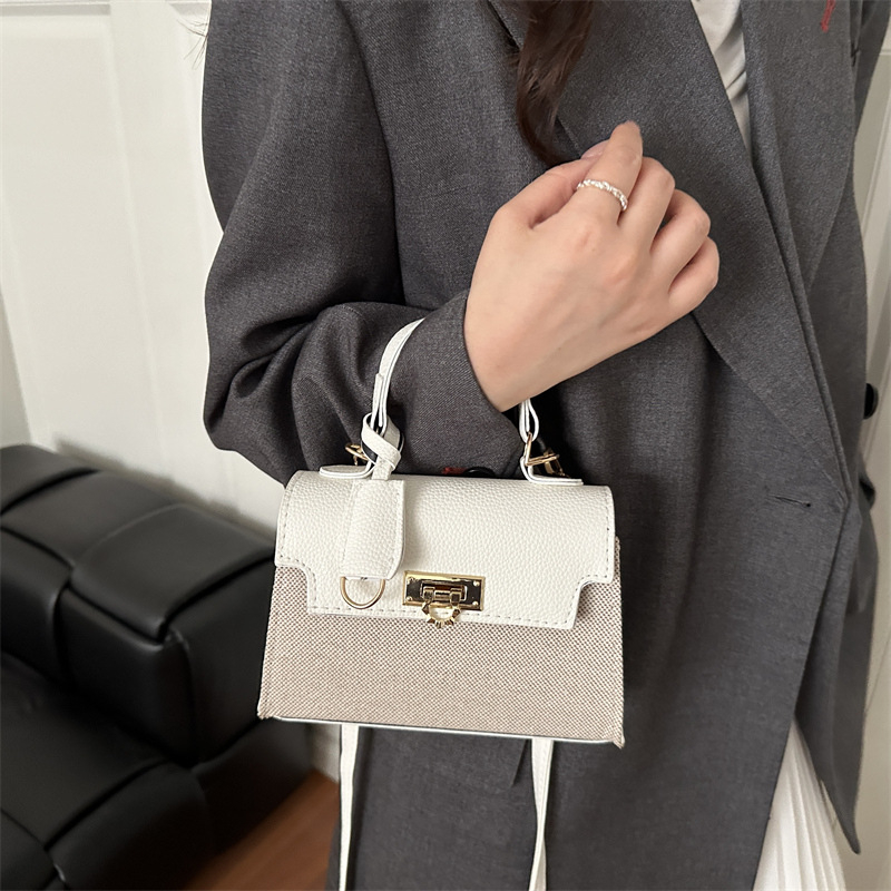 Ženska Kelly torbica – crossbody, dizajn color-block, gradski stil, srednja veličina