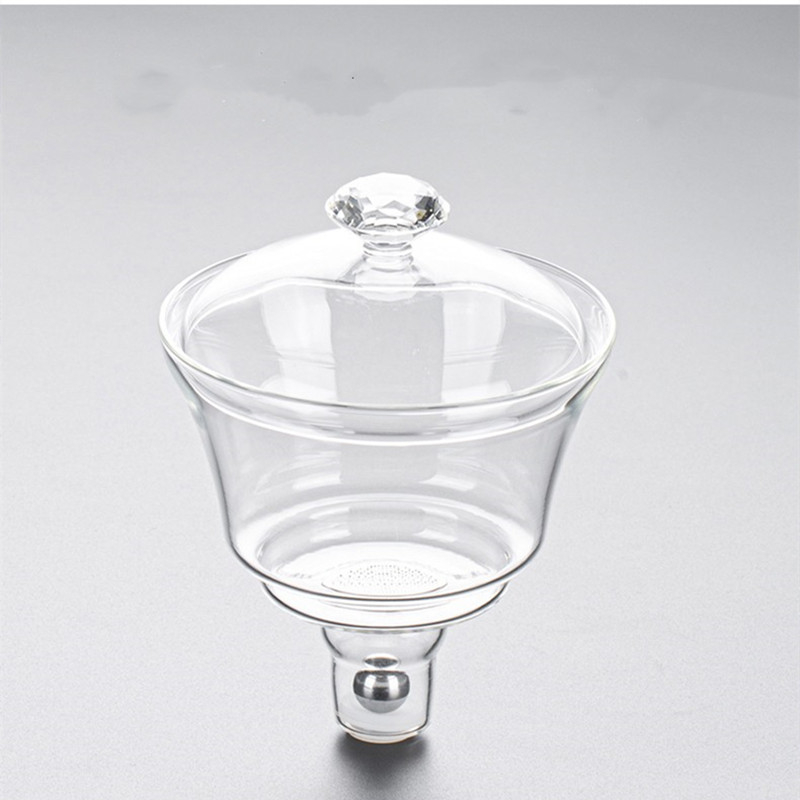 Palace Lantern set ceai automat cu accesorii pentru preparare lentă — suport magnetic pentru ceasca Gongdao, suport pentru capac, filtru din oțel inoxidabil cu bile