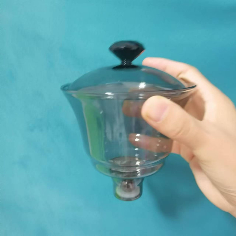 Palace Lantern set ceai automat cu accesorii pentru preparare lentă — suport magnetic pentru ceasca Gongdao, suport pentru capac, filtru din oțel inoxidabil cu bile