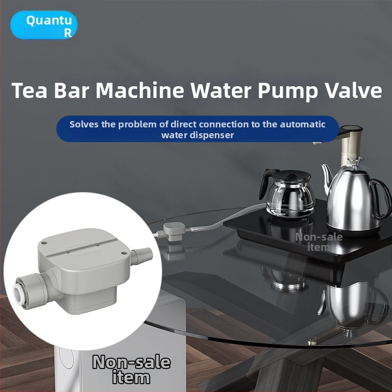 Pripojenie čističa vody k čajovej stanici a kanvici, automatické dopĺňanie vody, príslušenstvo na priame pripojenie, priamy pripojovací ventil, 1/2-palcový redukčný ventil a ventil podtlaku