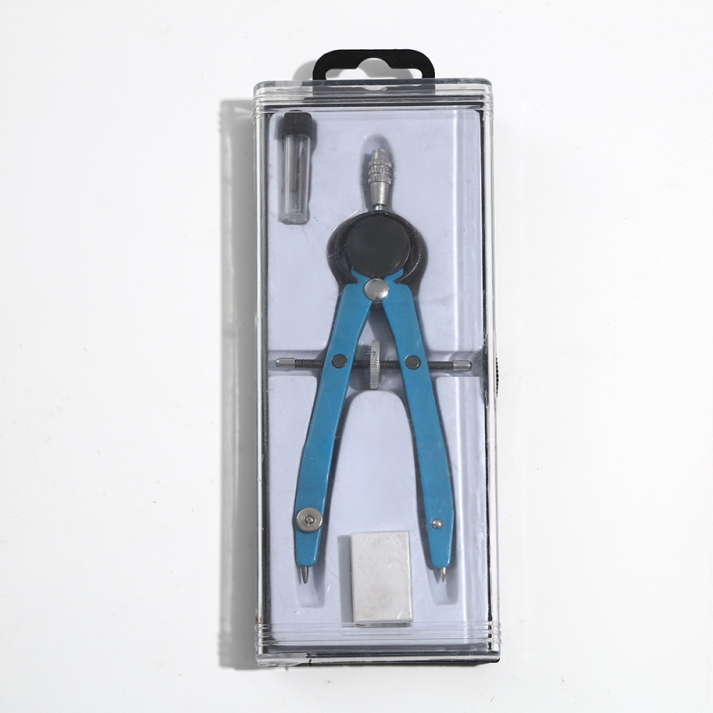 Set minimalist de papetărie pentru elevi, cu instrumente multifuncționale pentru pictură și desen, compas metalic