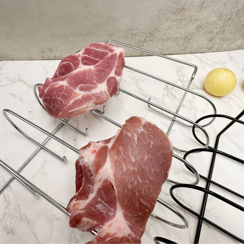 Rack antiaderent pentru grătar: suport pentru fripturi, coaste, pâine – accesorii pentru air fryer