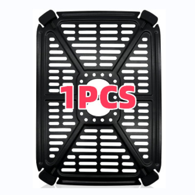 Accesorii Holstein Housewares pentru friteuză cu aer, pentru vas dublu, 4,4 Qt: placă de susținere și placă de barieră a uleiului
