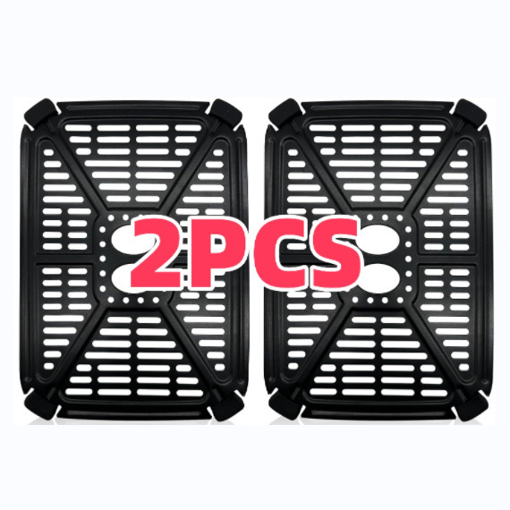 Accesorii Holstein Housewares pentru friteuză cu aer, pentru vas dublu, 4,4 Qt: placă de susținere și placă de barieră a uleiului